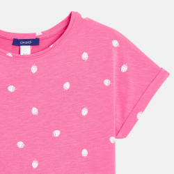 تيشيرت بأكمام قصيرة مزين...